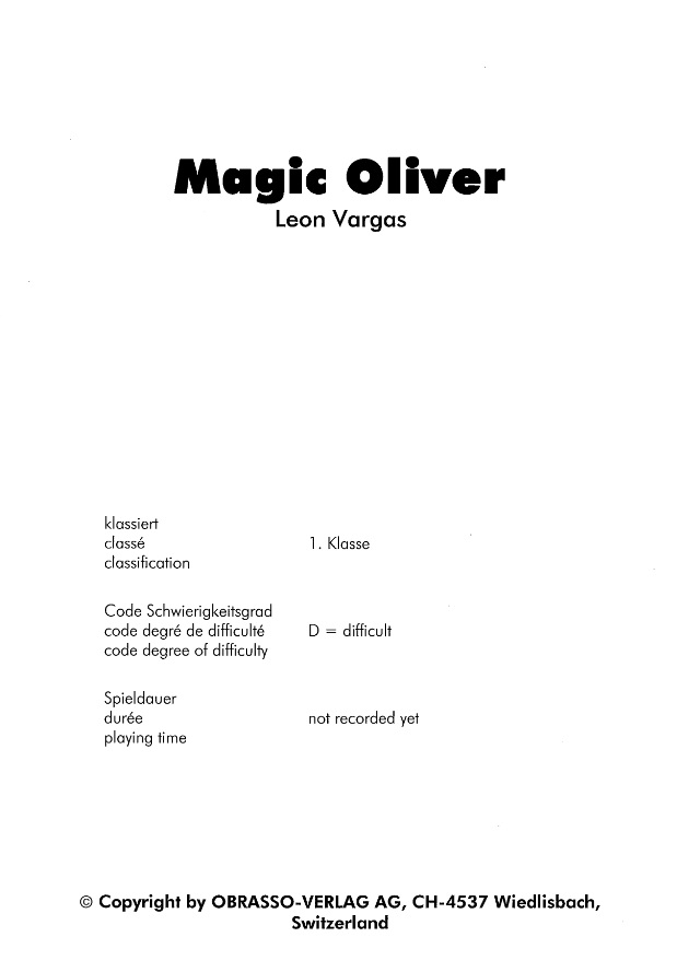 Magic Oliver - clicca qui
