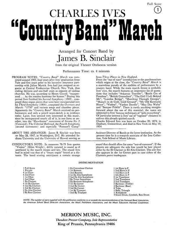 Country Band March - clicca qui