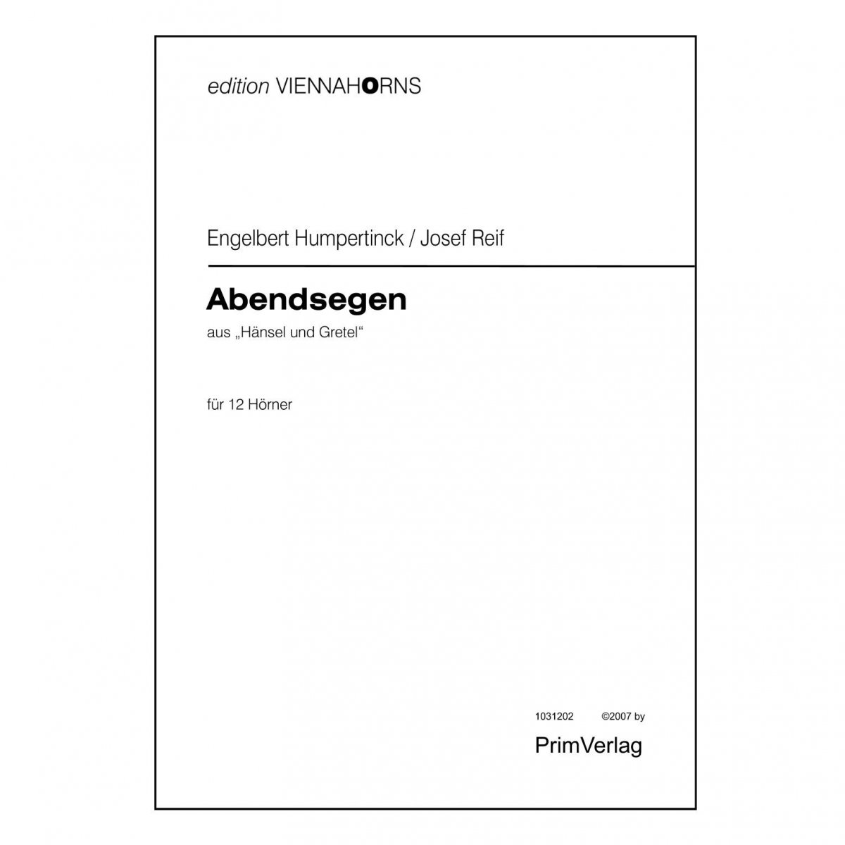 Abendsegen (aus 'Hnsel und Gretel') - cliccare qui