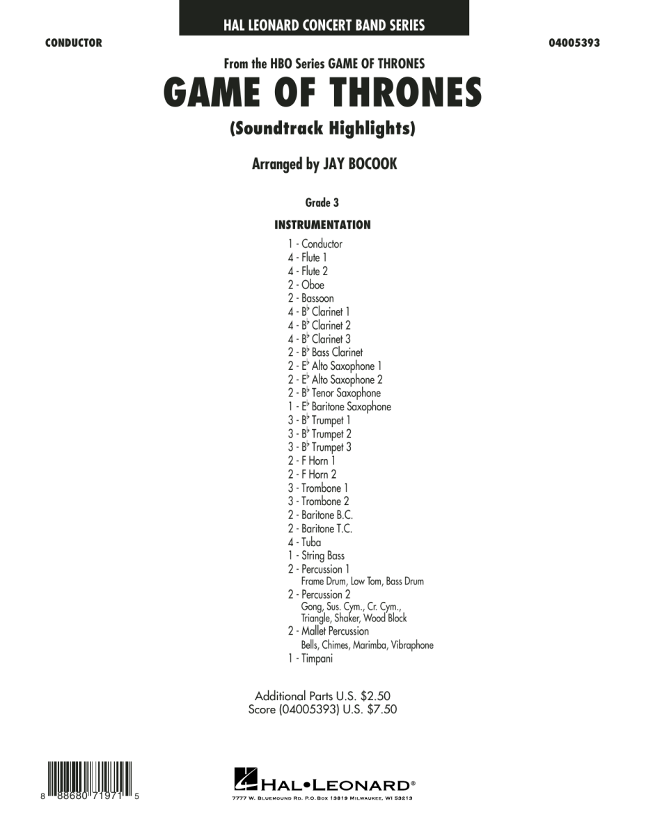 Game Of Thrones (Soundtrack Highlights) - clicca qui