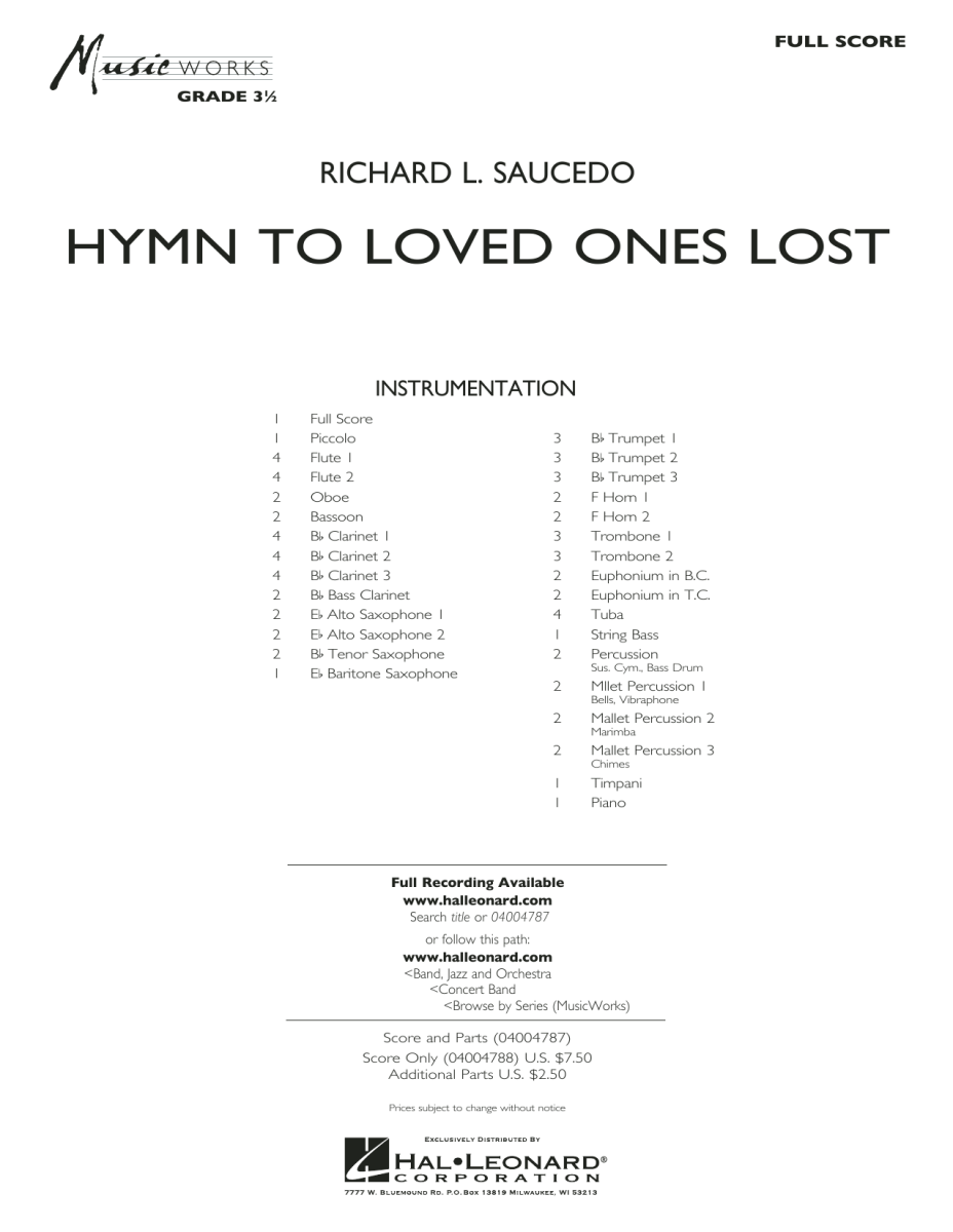 Hymn to Loved Ones Lost - clicca qui