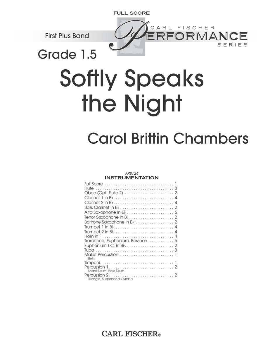 Softly Speaks the Night - clicca qui