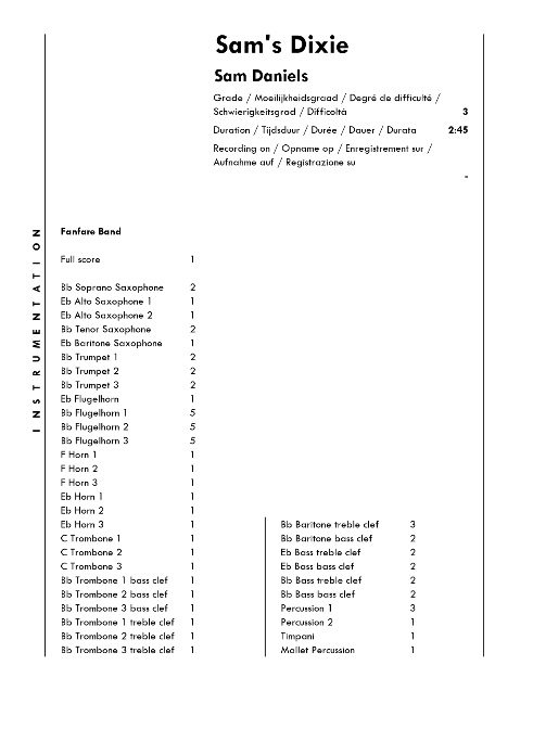 Sam's Dixie - clicca qui