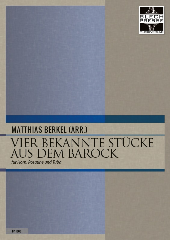 4 bekannte Stücke aus dem Barock - cliccare qui 4 bekannte Stücke aus dem Barock - cliccare qui