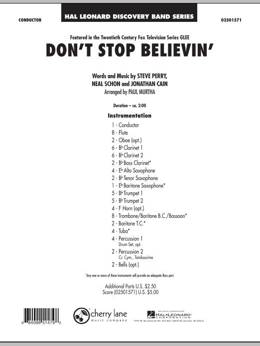 Don't stop Believin' - clicca qui