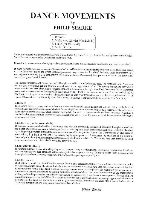 Dance Movements - clicca qui