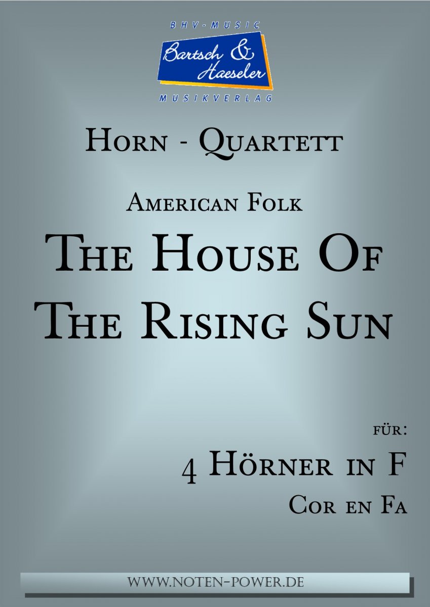 The House Of The Rising Sun (American Folk) - cliccare qui