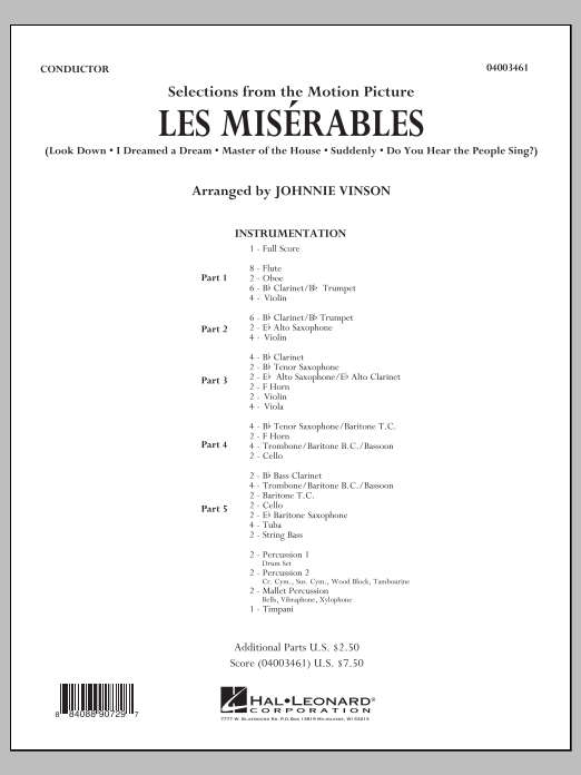 Les Misrables (Selections from the Motion Picture) - clicca qui