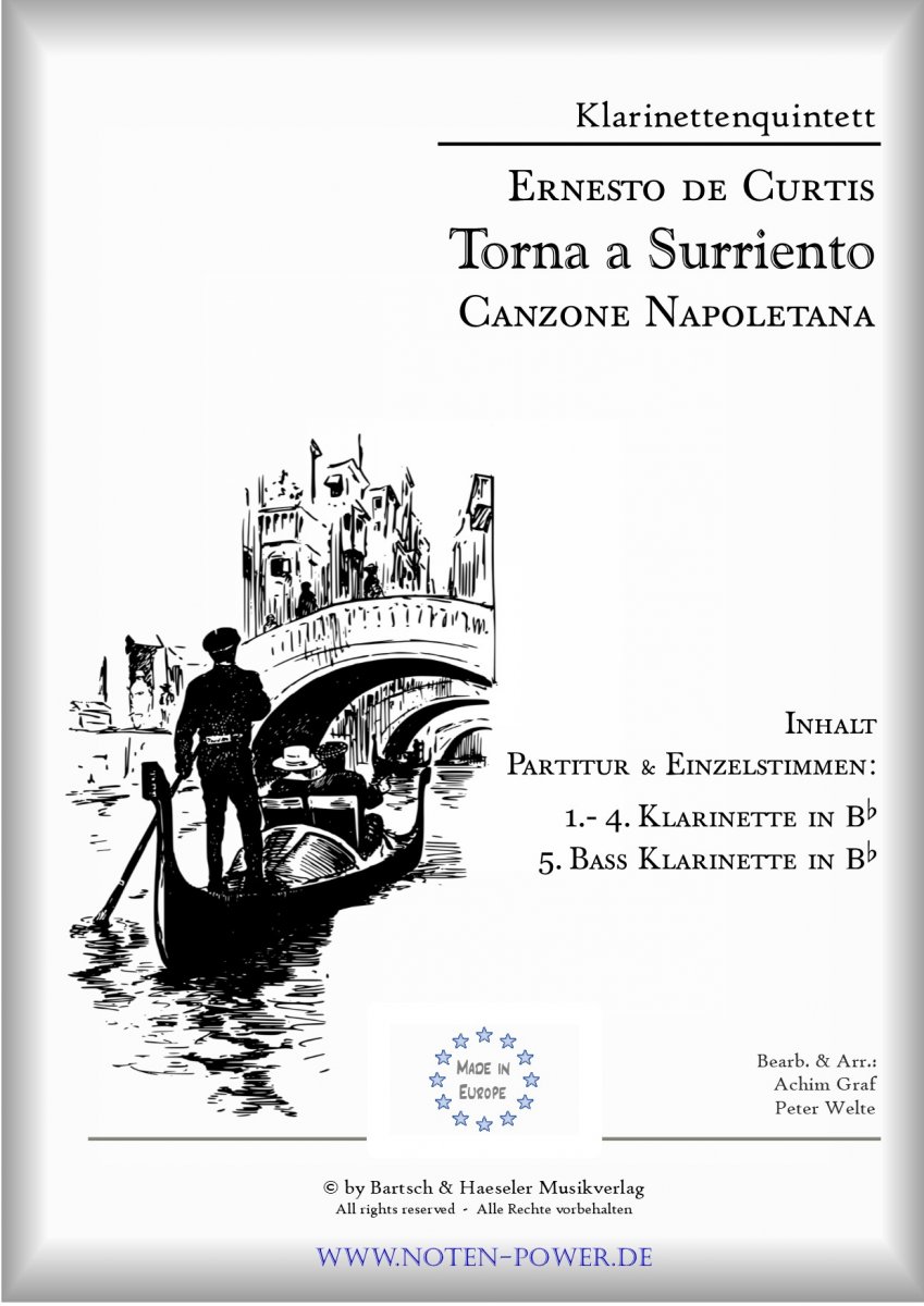 Torna a Surriento (Canzone Napoletana) - cliccare qui