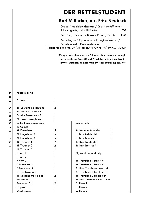 Bettelstudent, Der - clicca qui