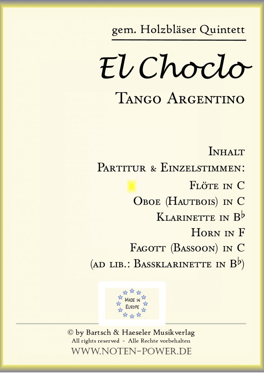 El Choclo (Tango Argentino) - cliccare qui