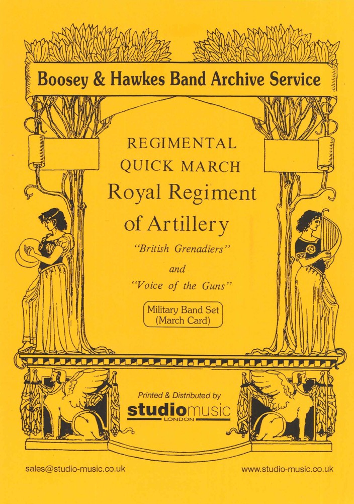 Quick March Royal Artillery Band Set (British Grenadiers and Voice of The Guns) - clicca qui