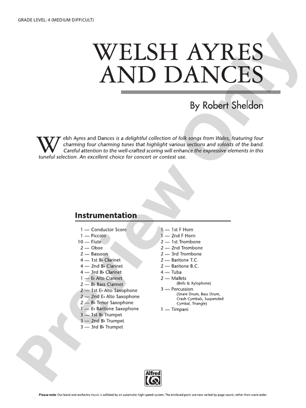 Welsh Ayres and Dances - clicca qui