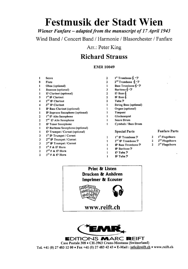 Festmusik der Stadt Wien - clicca qui