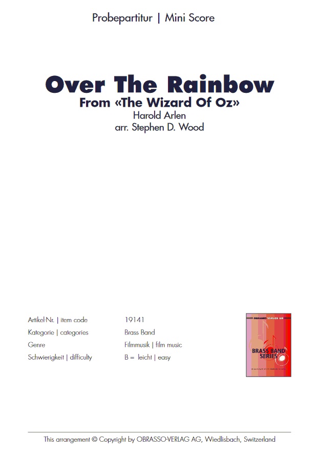 Over the Rainbow (from 'The Wizard of Oz') - clicca qui