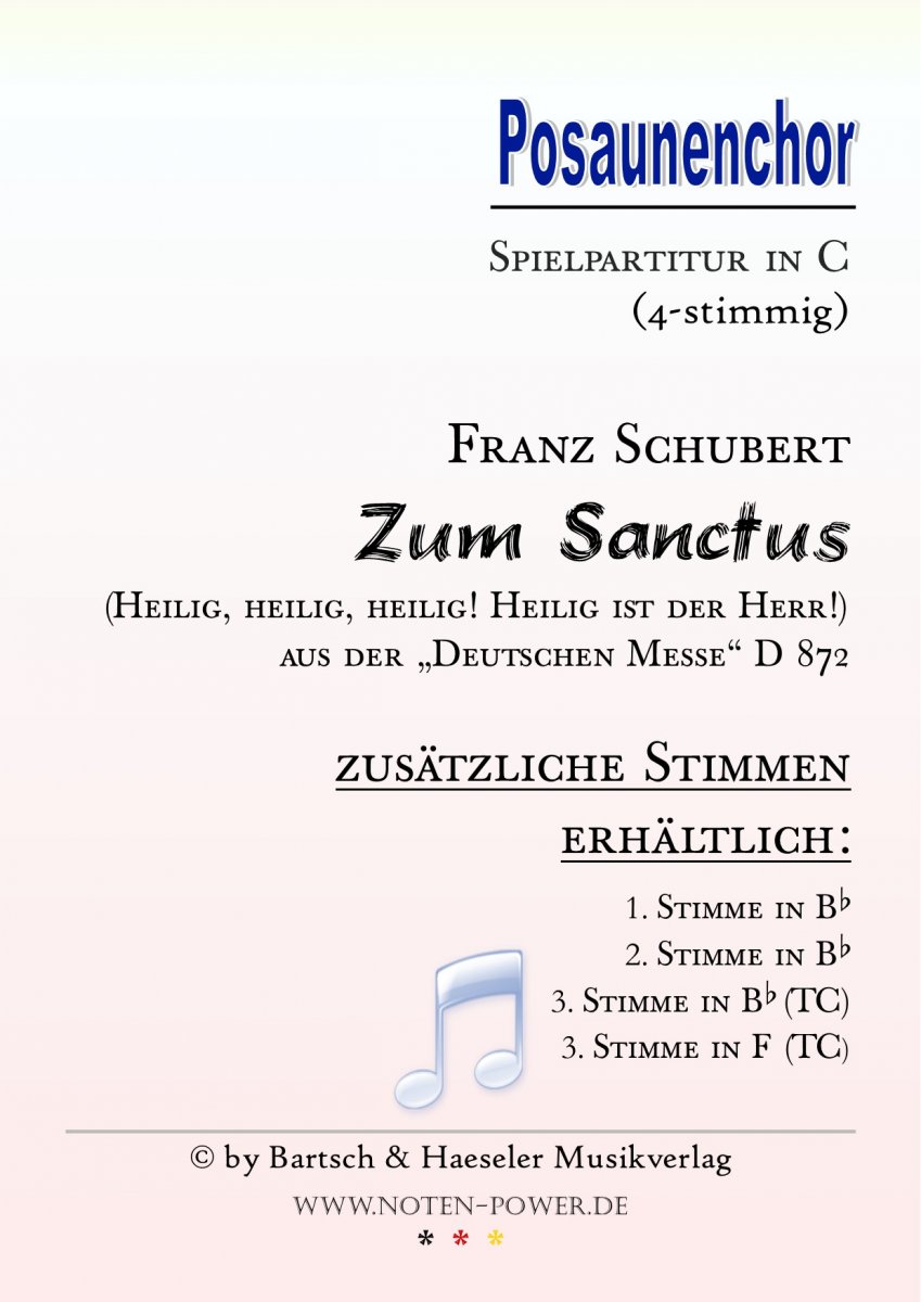 Zum Sanctus - cliccare qui Zum Sanctus - cliccare qui