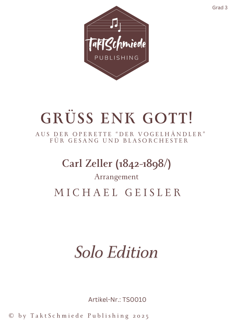 Grss enk Gott! (aus der Operette 'Der Vogelhndler') - cliccare qui