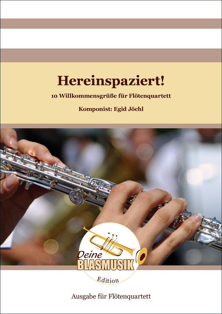 Hereinspaziert! - 10 Willkommensgre fr Fltenquartett - cliccare qui