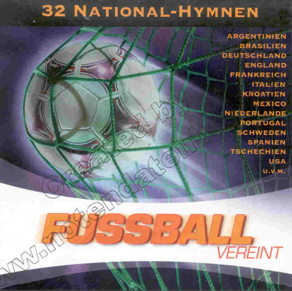 Fussball vereint - 32 National-Hymnen - clicca qui