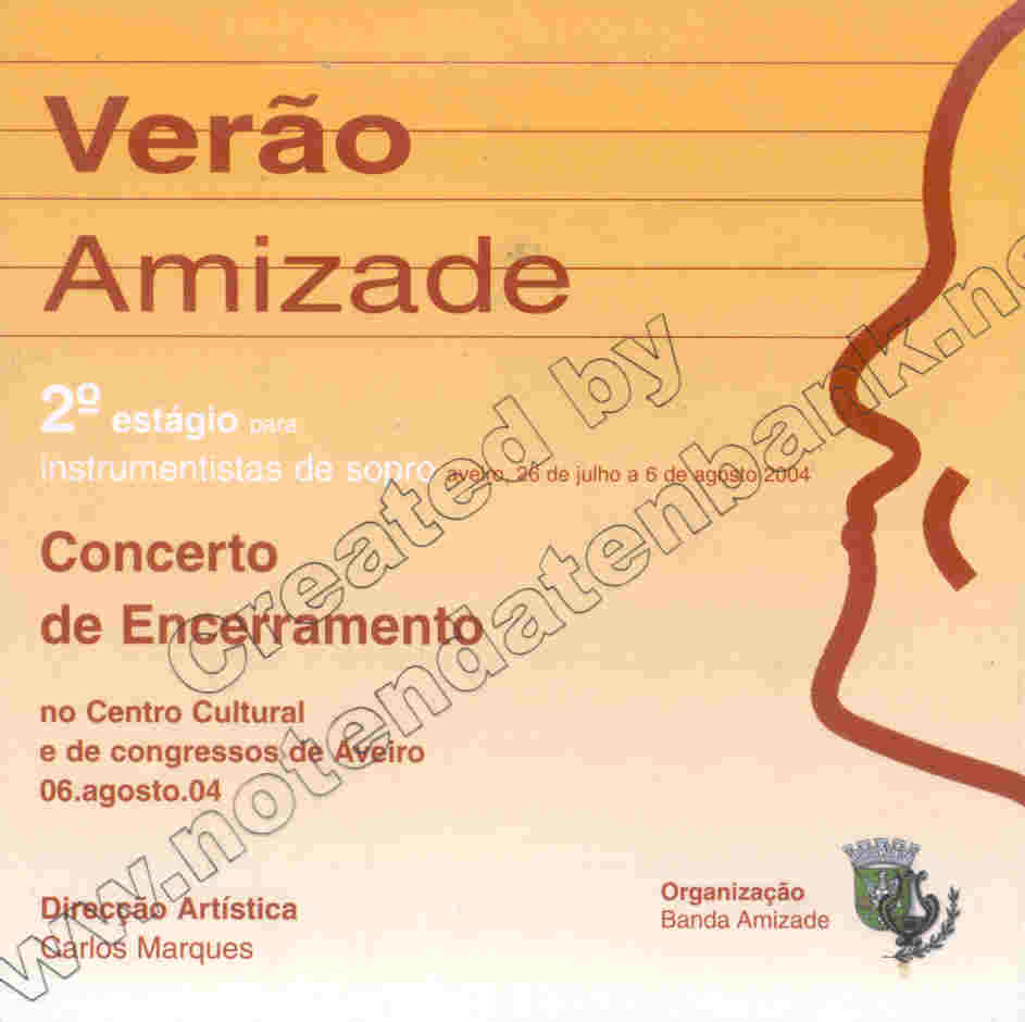 Verao Amizade: 2 estgio para instrumentistas de sopro - clicca qui