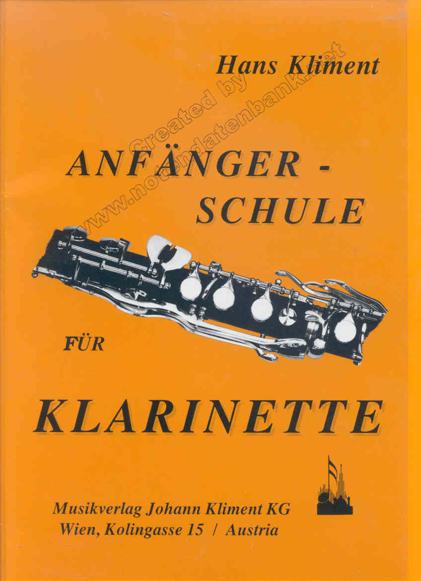 Anfnger-Schule fr Klarinette - cliccare qui