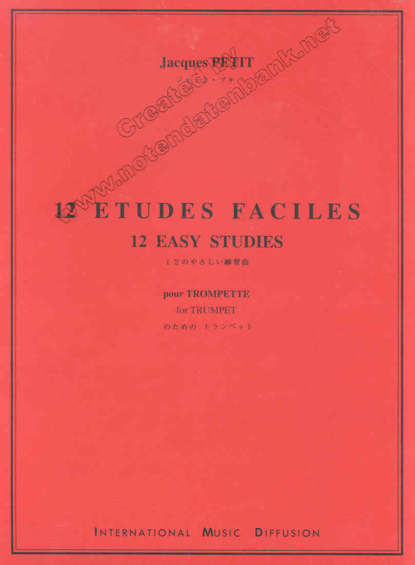 12 Etudes Faciles (12 Easy Studies) - cliccare qui 12 Etudes Faciles (12 Easy Studies) - cliccare qui