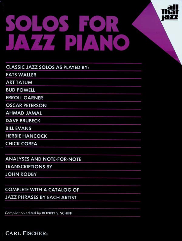 All That Jazz: Solos For Jazz Piano - cliccare qui
