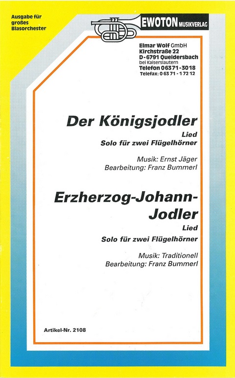 Erzherzog Johann-Jodler - cliccare qui