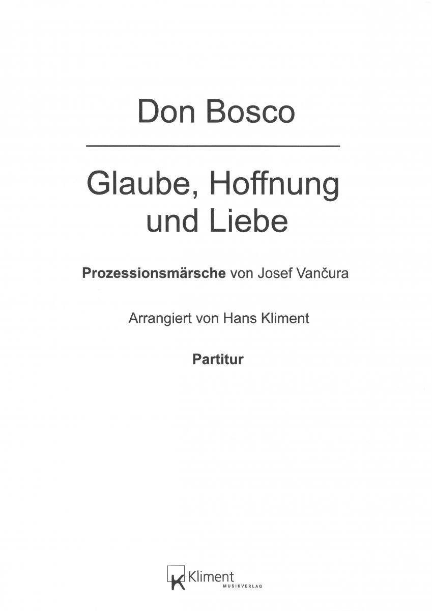 Glaube, Hoffnung und Liebe - cliccare qui Glaube, Hoffnung und Liebe - cliccare qui