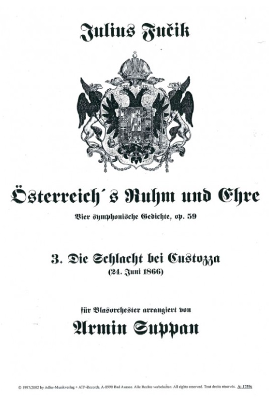 sterreich's Ruhm und Ehre (3.Satz: Die Schlacht bei Custozza) - cliccare qui