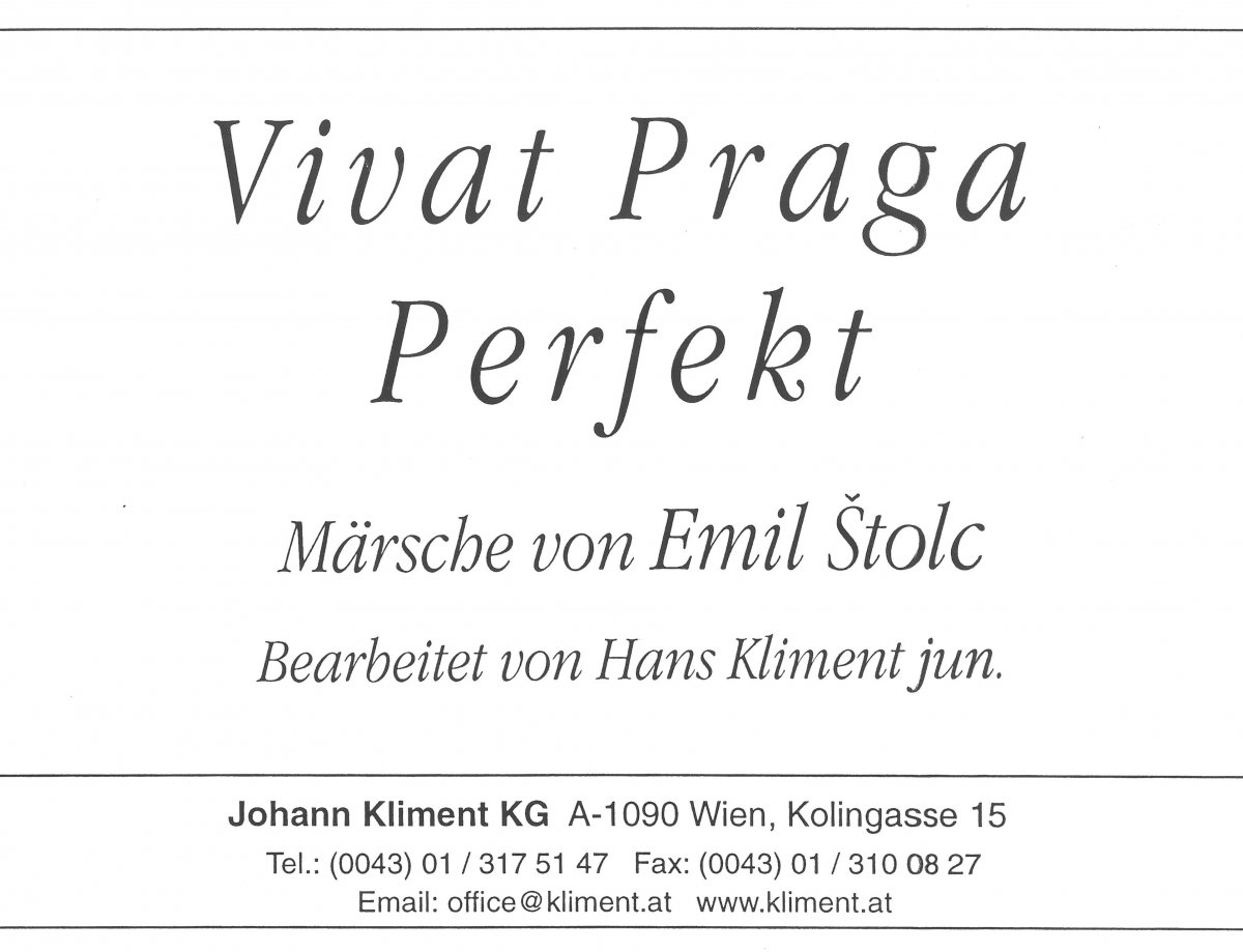 Vivat Praga - cliccare qui Vivat Praga - cliccare qui
