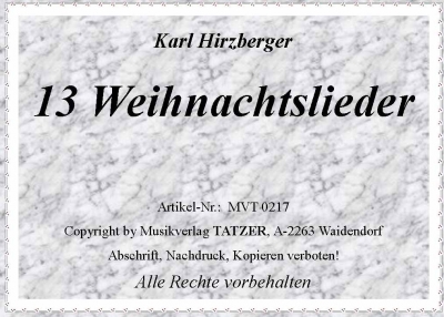 13 Weihnachtslieder - cliccare qui 13 Weihnachtslieder - cliccare qui