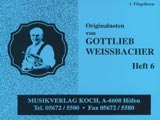 Weissbacher Gottlieb #6 (7-stimmig) - cliccare qui Weissbacher Gottlieb #6 (7-stimmig) - cliccare qui