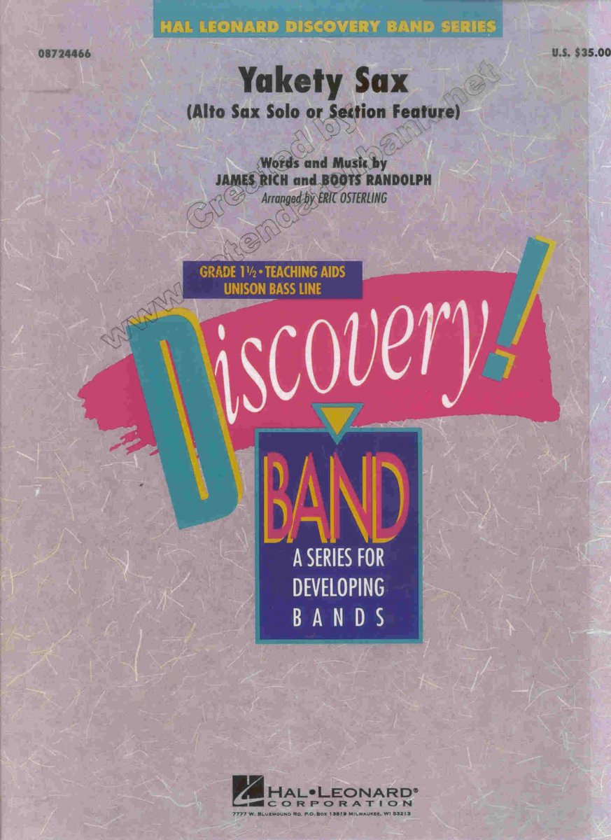 Yakety Sax - cliccare qui Yakety Sax - cliccare qui