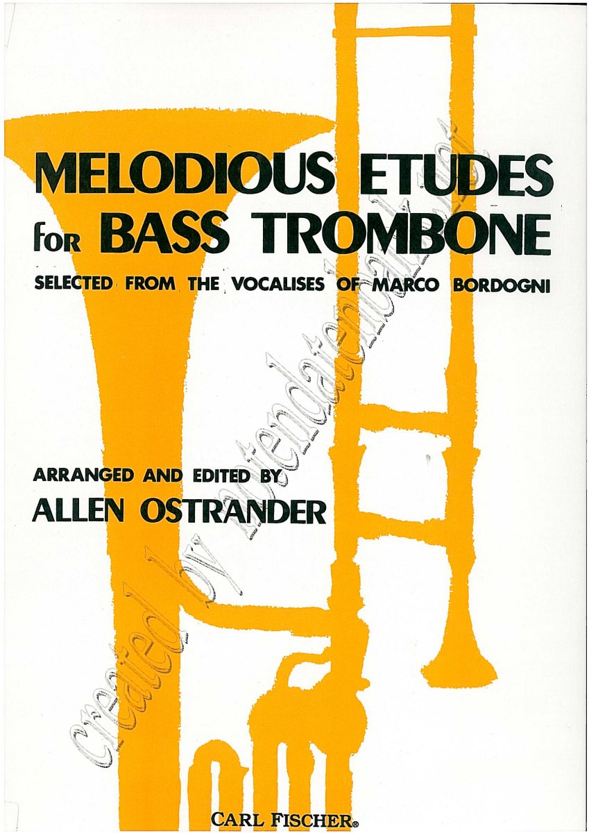 Melodious Etudes for Bass Trombone - cliccare qui