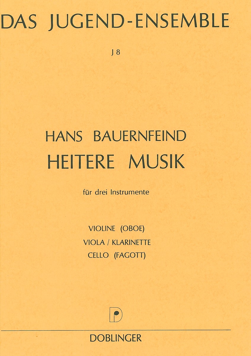 Heitere Musik f�r 3 Instrumente (1955), Part. u. St. - cliccare qui