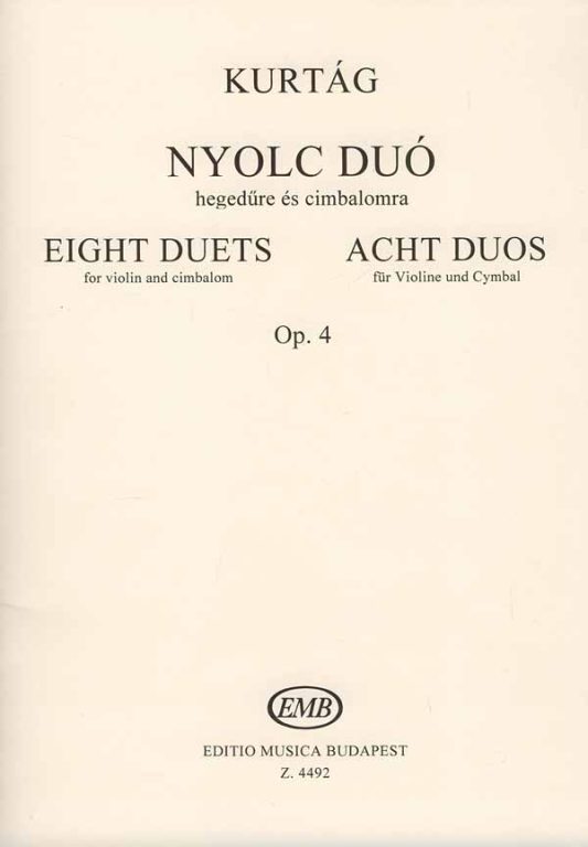 8 Duos für Violine und Cimbalom (Acht) - cliccare qui 8 Duos für Violine und Cimbalom (Acht) - cliccare qui