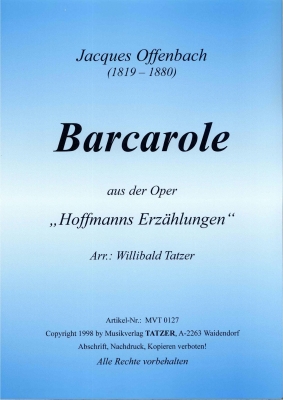 Barcarole (aus 'Hoffmanns Erzhlungen') - cliccare qui