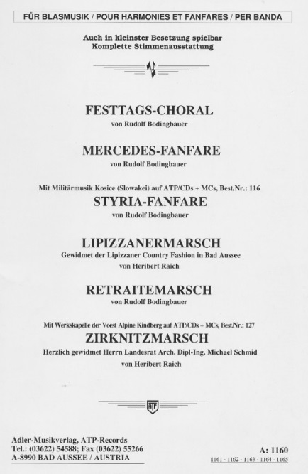 Zirknitzmarsch - cliccare qui Zirknitzmarsch - cliccare qui