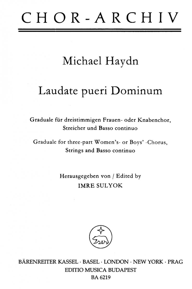 Laudate pueri Dominum - cliccare qui Laudate pueri Dominum - cliccare qui
