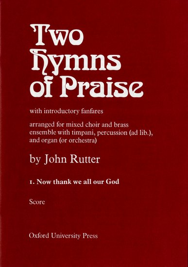 Now thank we all our God (#1 of 'Two Hymns of Praise') - clicca per un'immagine pi grande