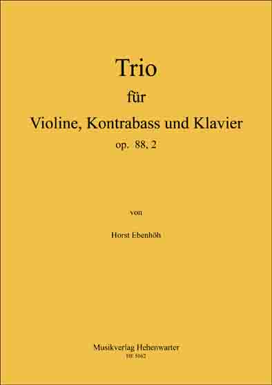 3. Trio fr Violine, Kontrabass und Klaviere - cliccare qui