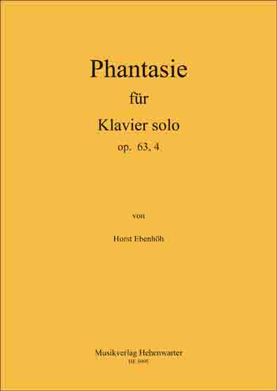Phantasie für Klavier solo - cliccare qui Phantasie für Klavier solo - cliccare qui