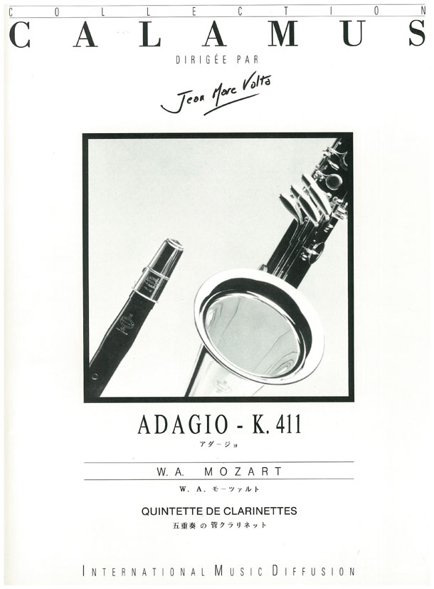 Adagio k 411, conducteur et parties - cliccare qui Adagio k 411, conducteur et parties - cliccare qui