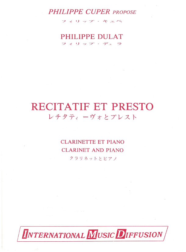 Recitatif et presto - cliccare qui Recitatif et presto - cliccare qui